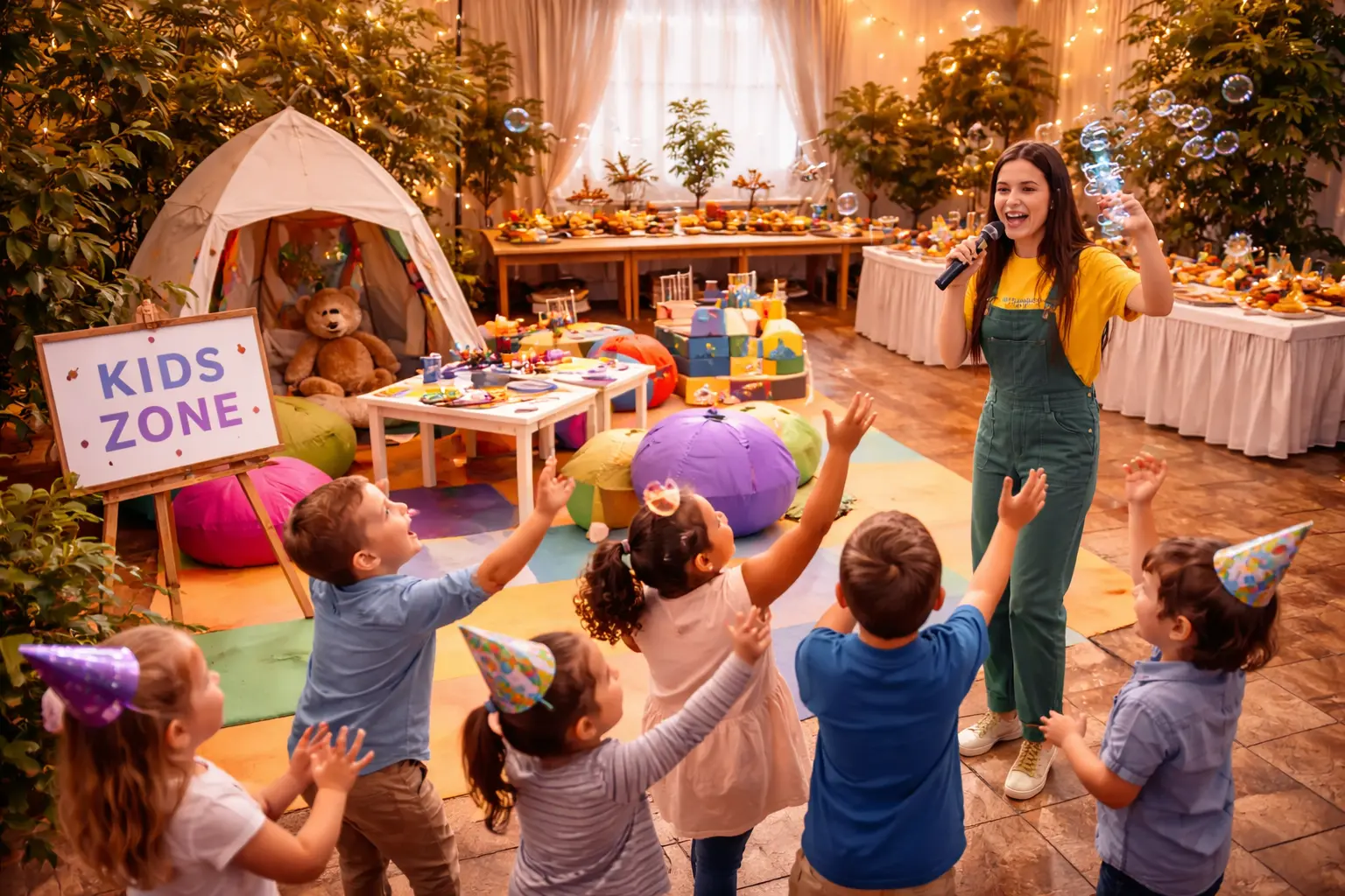 Animación infantil y organización por zonas