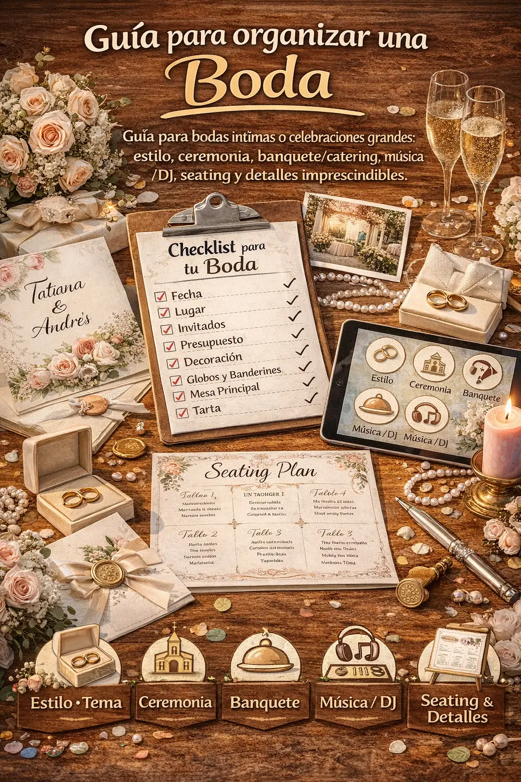 Guía para organizar una boda