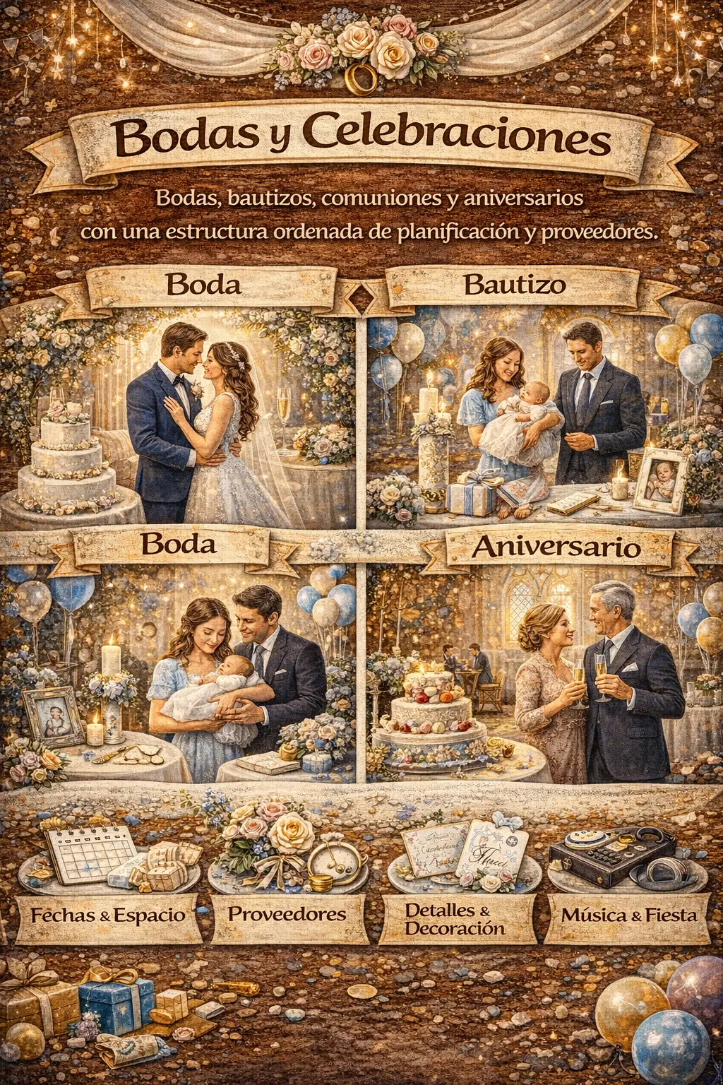 Bodas y celebraciones familiares