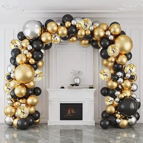 Kit de arco o guirnalda de globos para cumpleaños