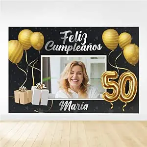 Kit de photocall con props para cumpleaños