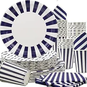 Pack de menaje con platos vasos y servilletas para cumpleaños