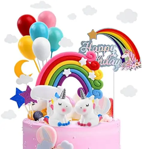 Topper de tarta personalizado para cumpleaños